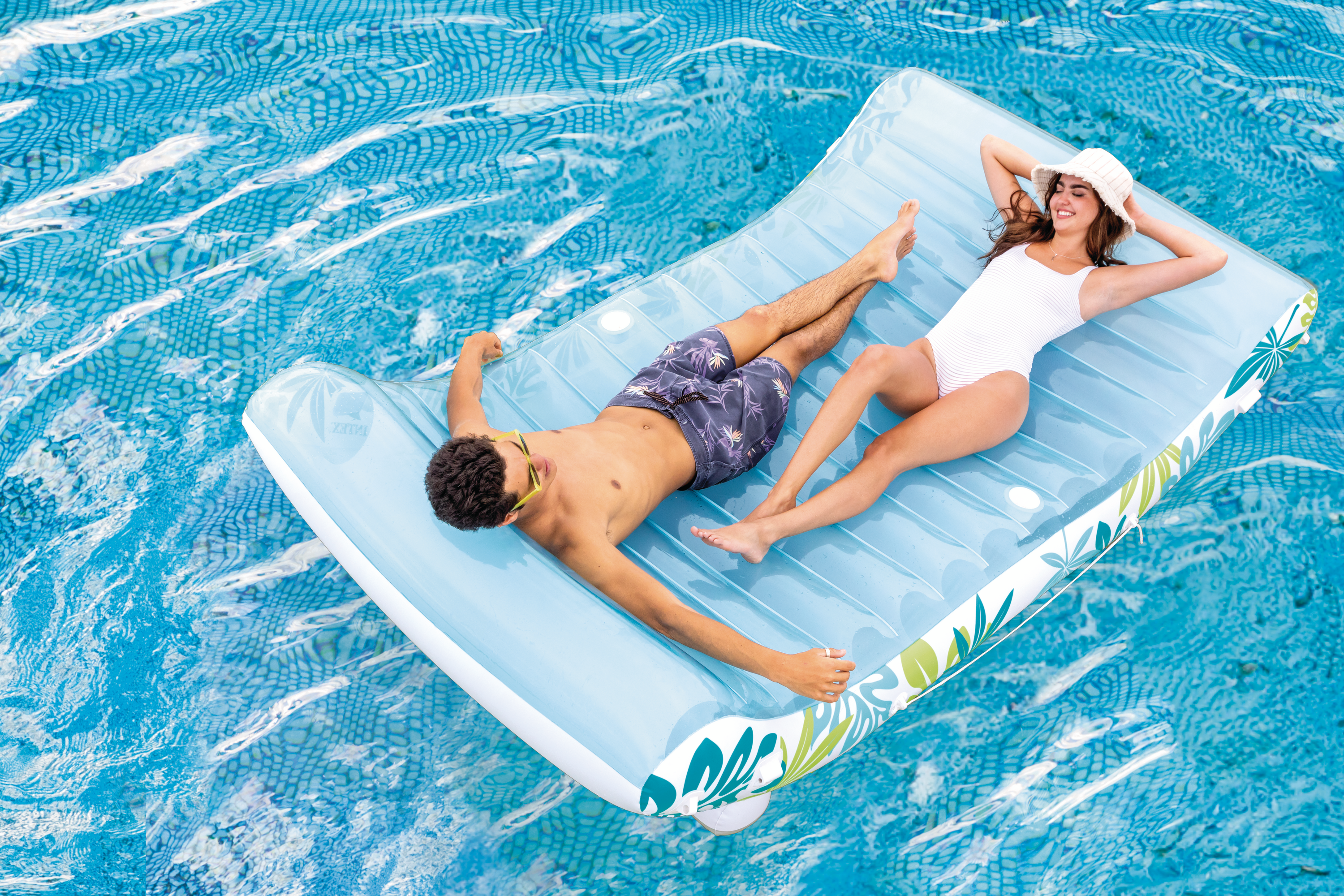 Pool Toys & Inflatables: Intex Tropical Canopy Inflatable Lounge 56294