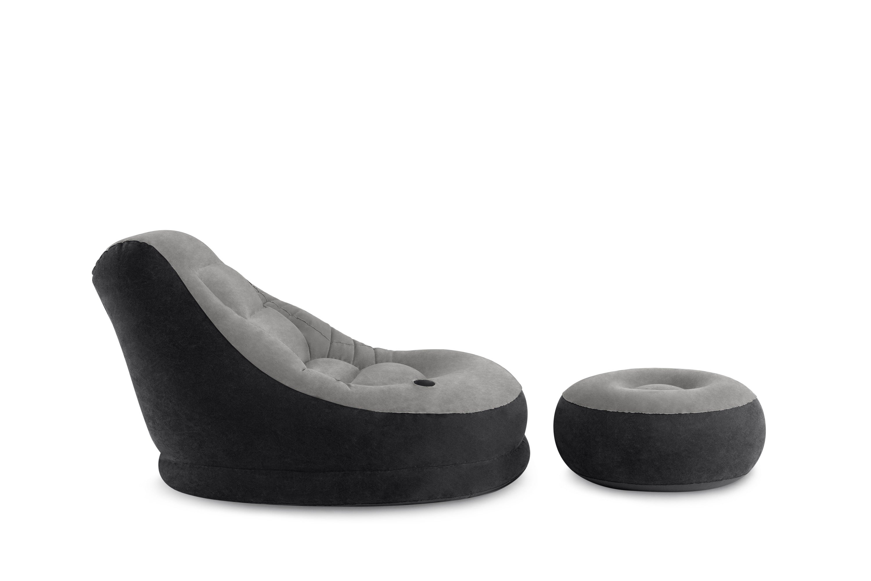 Arm Chairs & Recliners: Intex Ultra Lounge Inflatable Chair and ottoman 68564