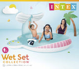 Swimming Pools: Intex Whale Spray Pool Kids Baby 57440