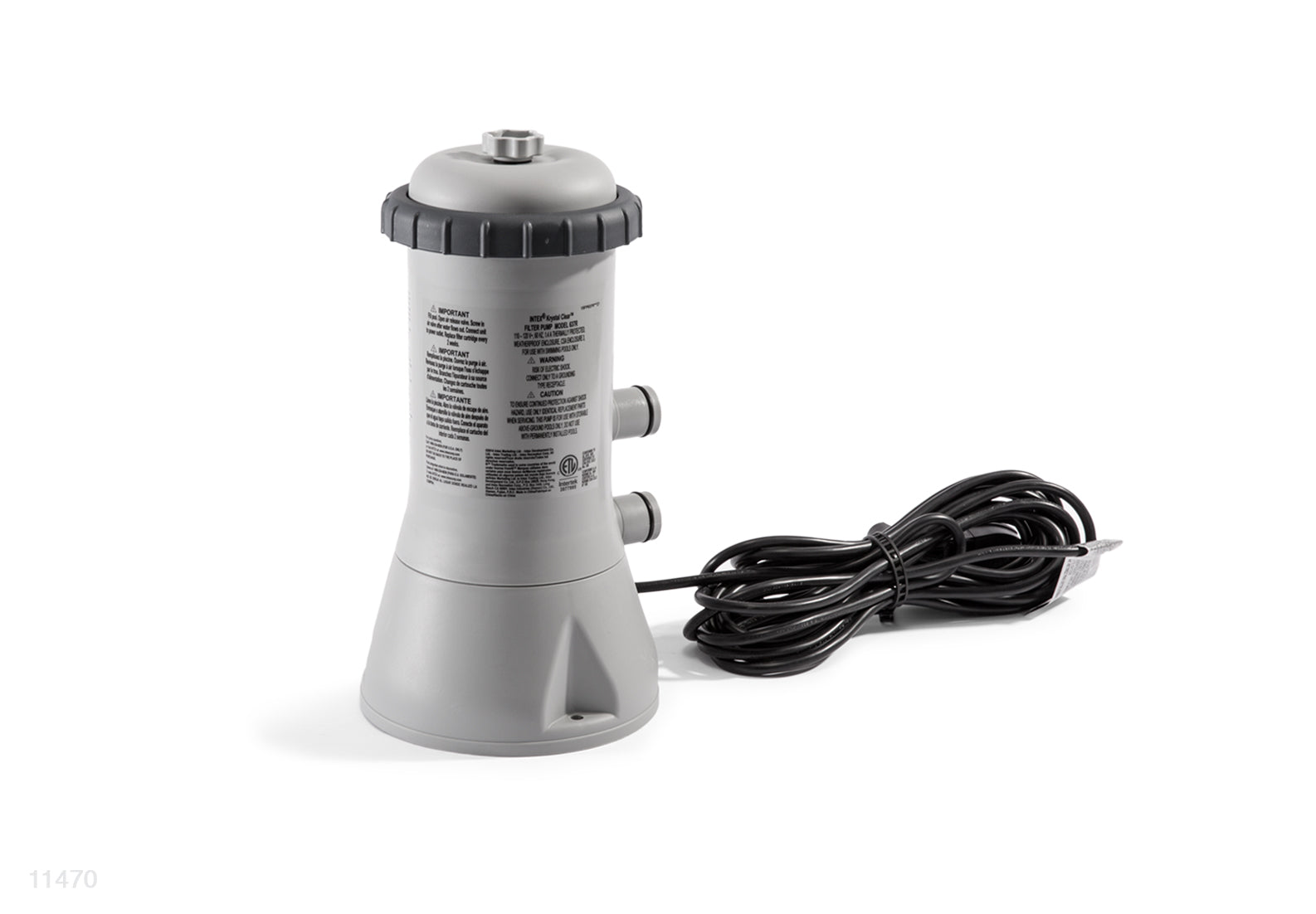 Pool Pumps: Intex Spare Part 11468 - 530 GAL FILTER PUMP HOUSING AND MOTOR (230V) Pump for 28604