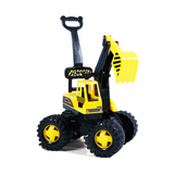 Ride On Cars: Volta Kick A Long Construction Digger Push Scooter 3+ SHP712