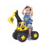 Ride On Cars: Volta Kick A Long Construction Digger Push Scooter 3+ SHP712