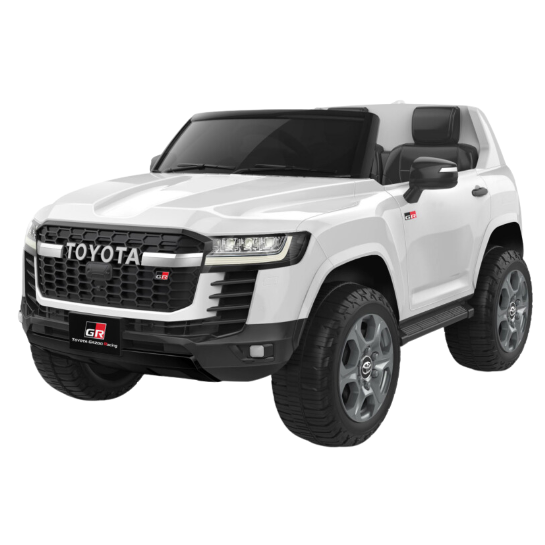Ride On Cars: Volta Toyota Landcruiser 12V Kids Ride On Car Smart Control 3+ SHP5077_WHT
