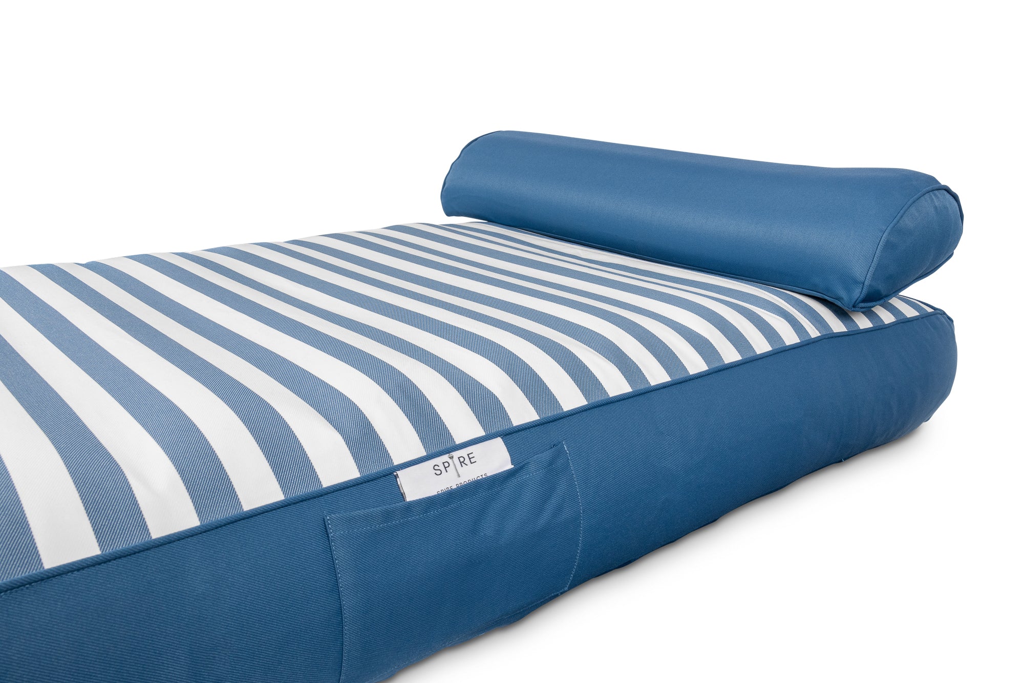 Pool Toys & Inflatables: Spire Adalus Luxury Pool Lounge Blue Stripe RL-935B