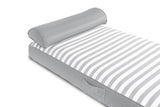 Pool Toys & Inflatables: Spire Adalus Luxury Pool Lounge Grey Stripe RL-935G