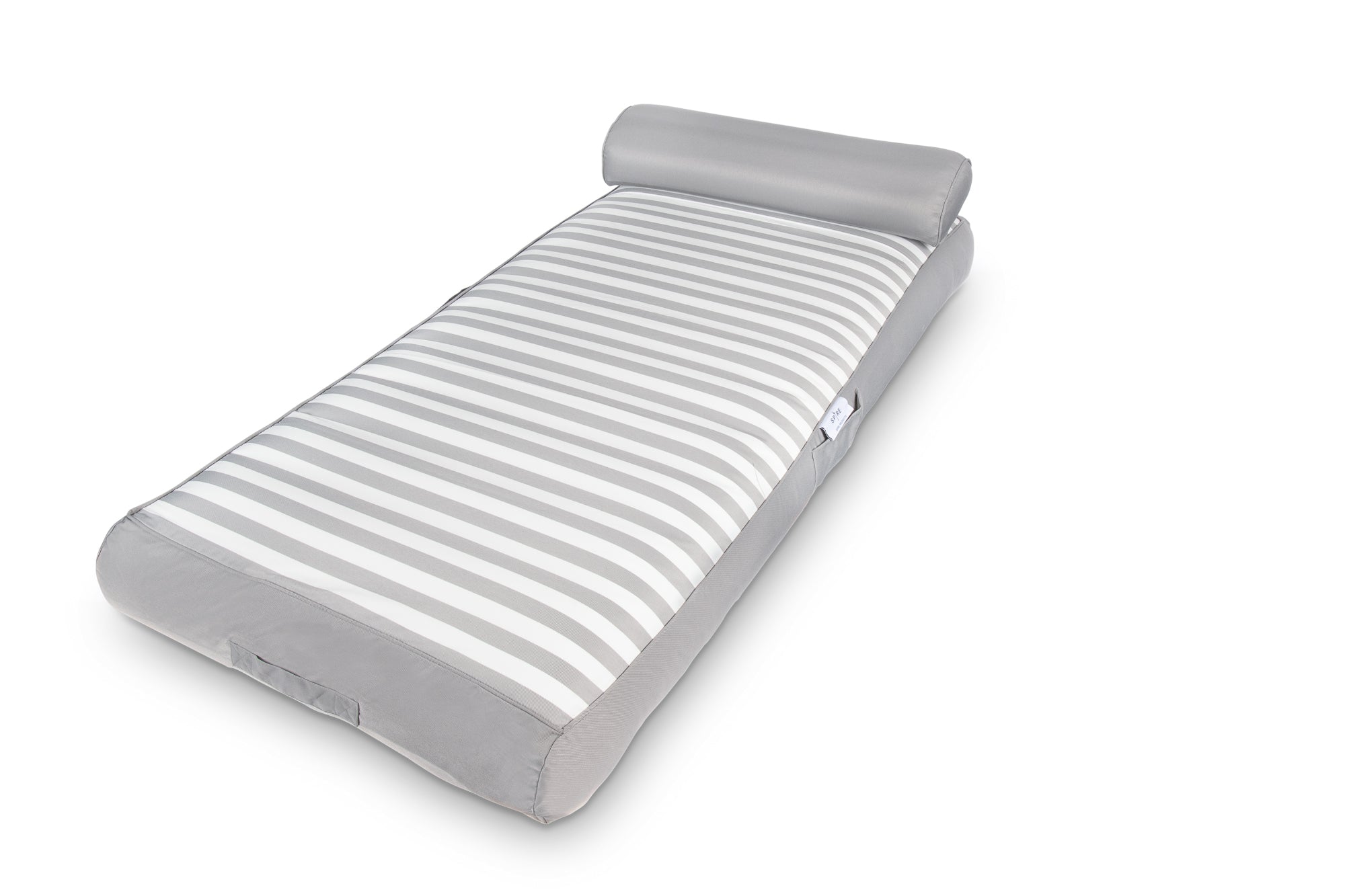 Pool Toys & Inflatables: Spire Adalus Luxury Pool Lounge Grey Stripe RL-935G