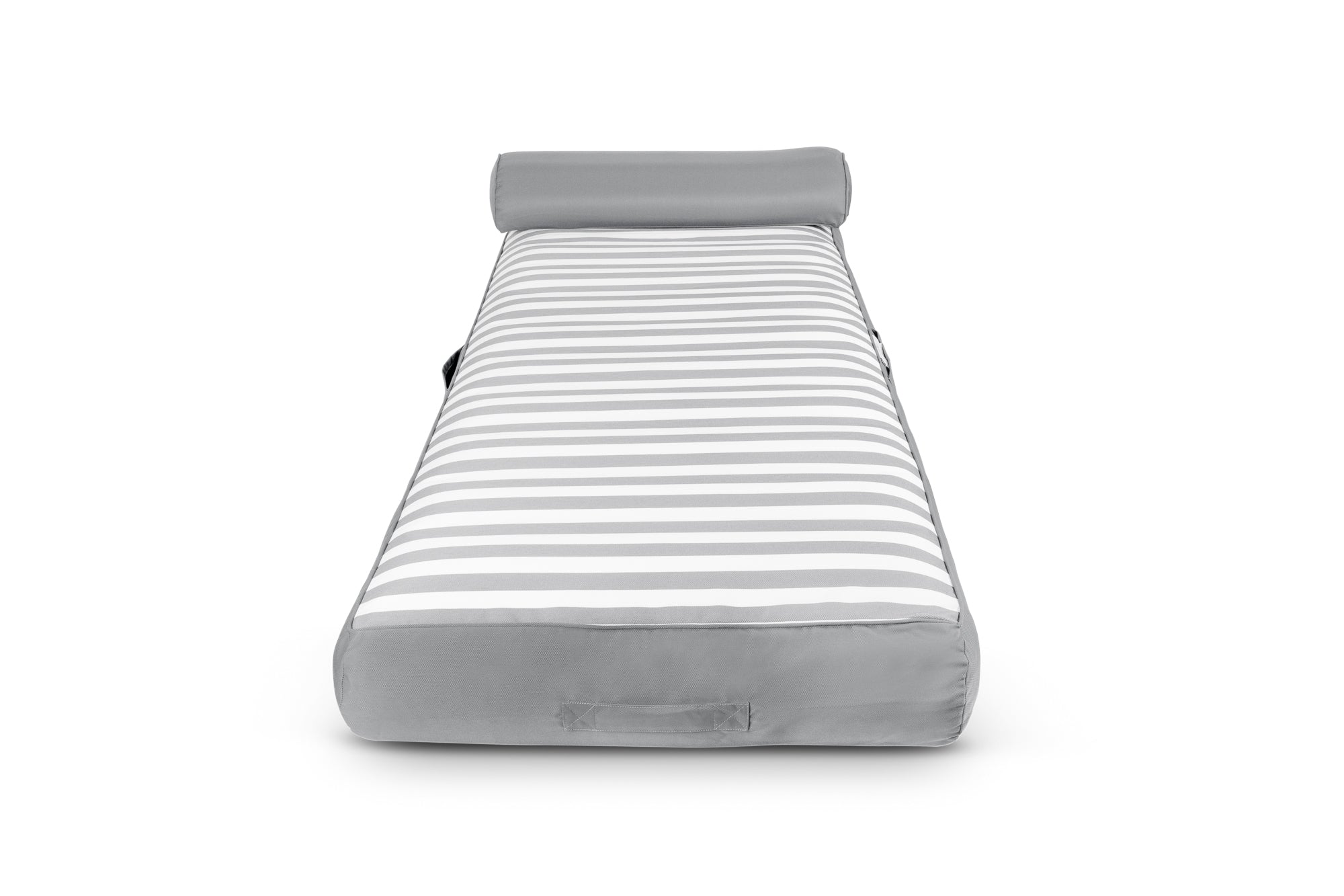 Pool Toys & Inflatables: Spire Adalus Luxury Pool Lounge Grey Stripe RL-935G