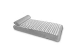 Pool Toys & Inflatables: Spire Adalus Luxury Pool Lounge Grey Stripe RL-935G
