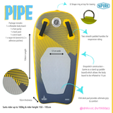Paddleboards: Spire Pipe Inflatable Bodyboard - SP-BB-104