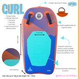 Paddleboards: Spire Curl Inflatable Body Board - SP-BB-94