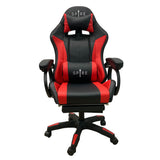 Gaming Chairs: Spire Onyx Gaming/Office Chair w/ RGB Lighting And Massager Red And Black - 815ER