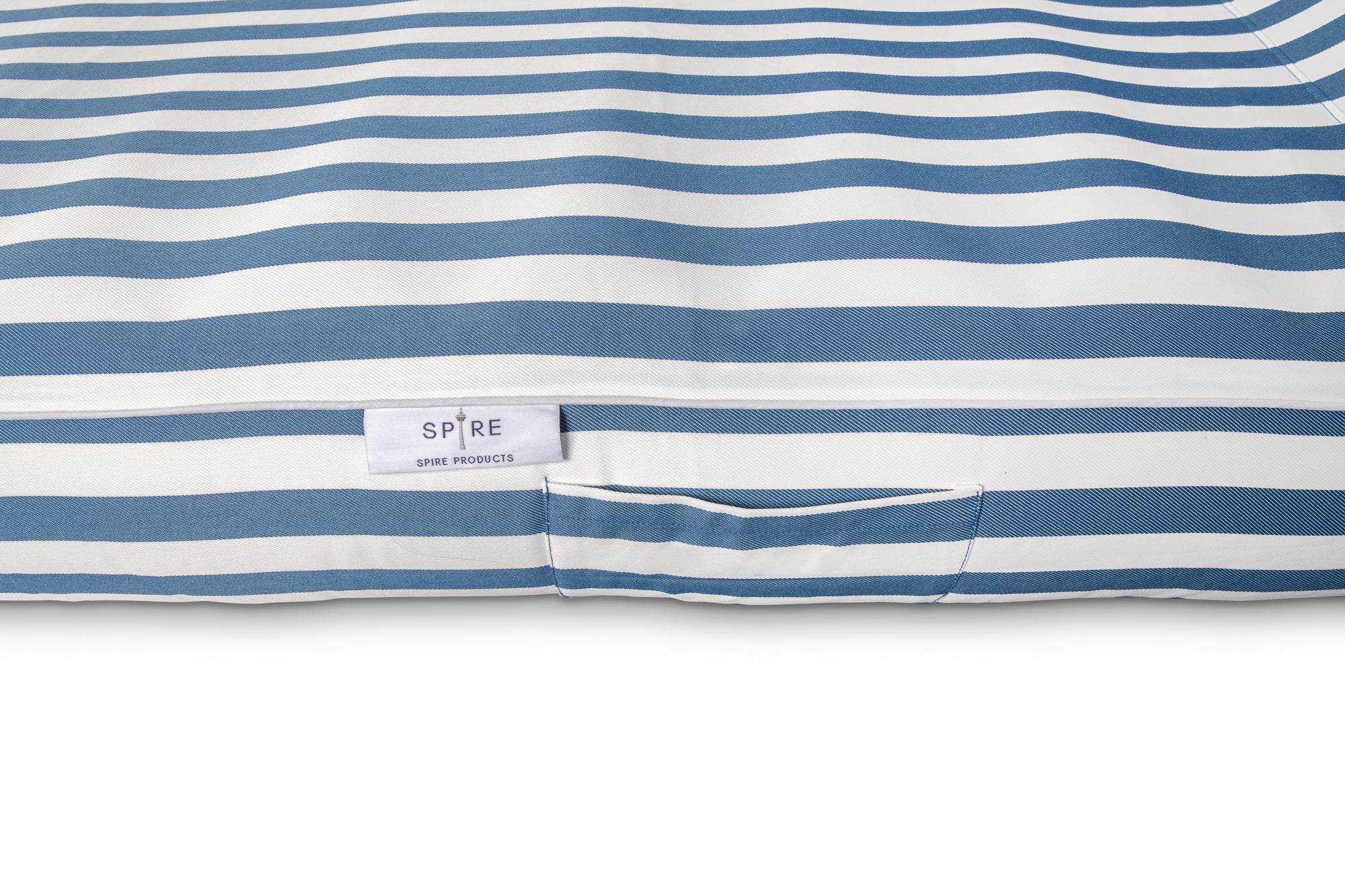 Pool Toys & Inflatables: Spire Paradisus Luxury Pool Lounge Blue Stripe RL-884B