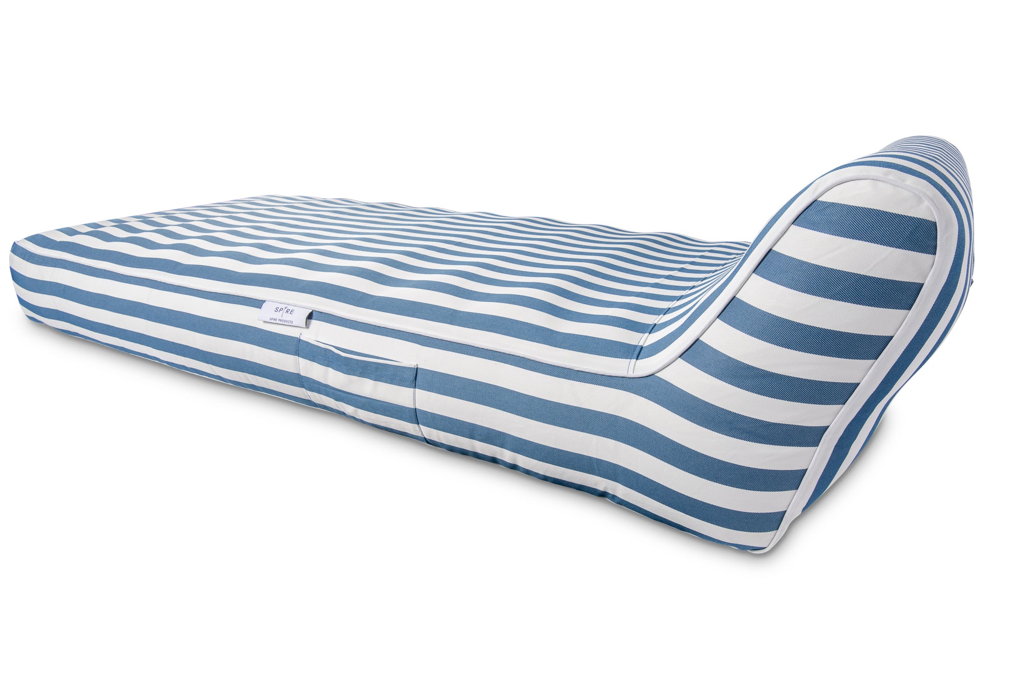 Pool Toys & Inflatables: Spire Paradisus Luxury Pool Lounge Blue Stripe RL-884B