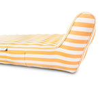 Pool Toys & Inflatables: Spire Paradisus Luxury Pool Lounge Yellow Stripe RL-884Y
