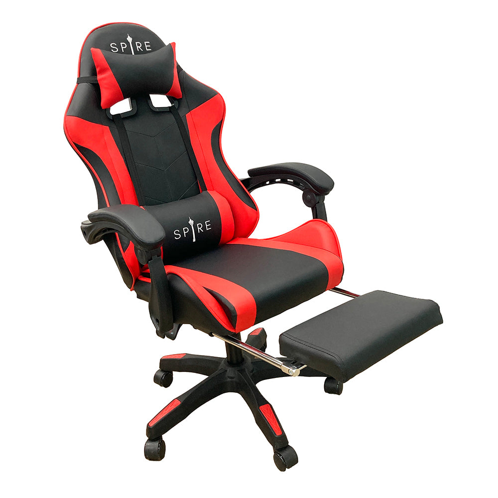 Gaming Chairs: Spire Zinc Adjustable Gaming/Office Chair Red And Black 813A