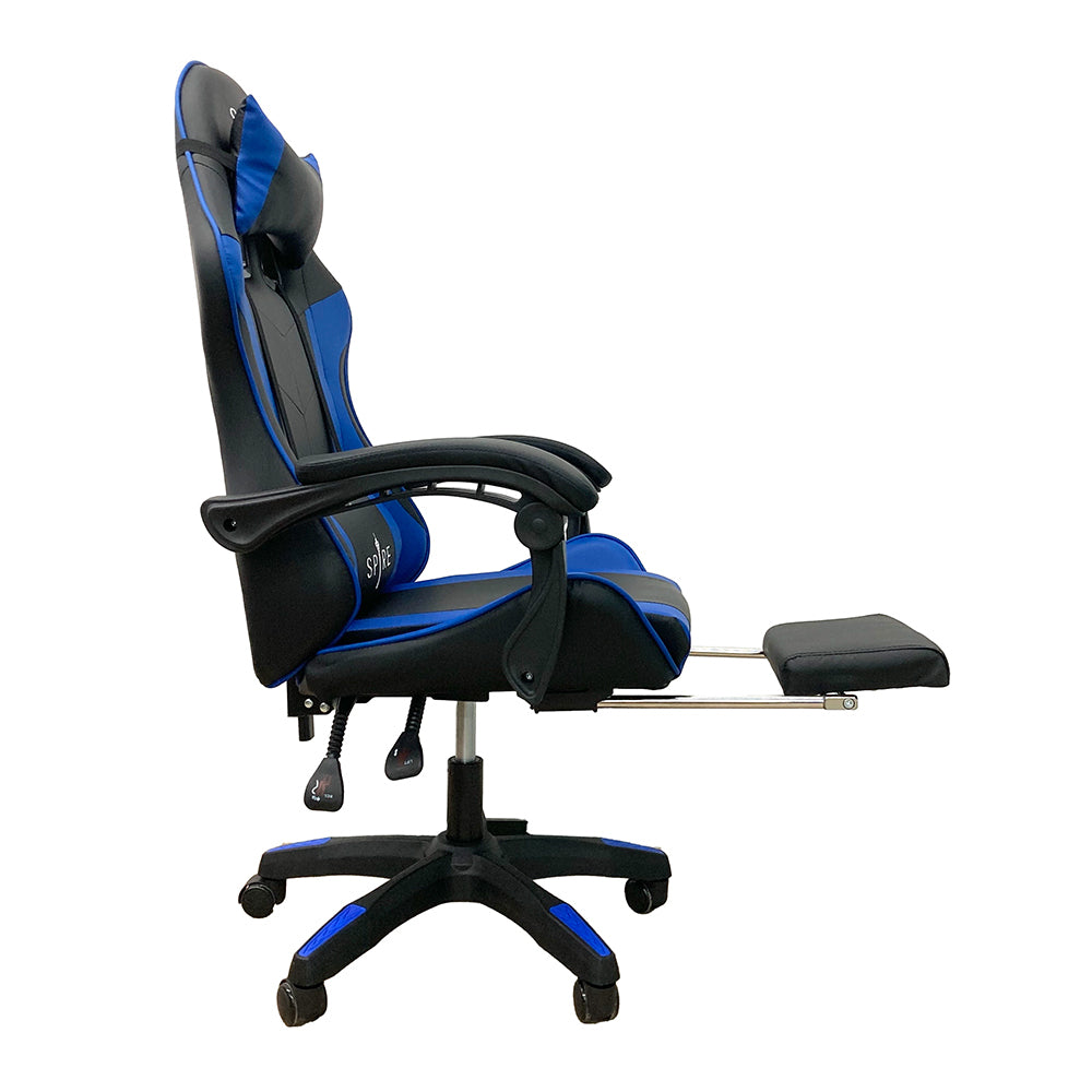 Gaming Chairs: Spire Zinc Adjustable Gaming/Office Chair Blue And Black - 813F