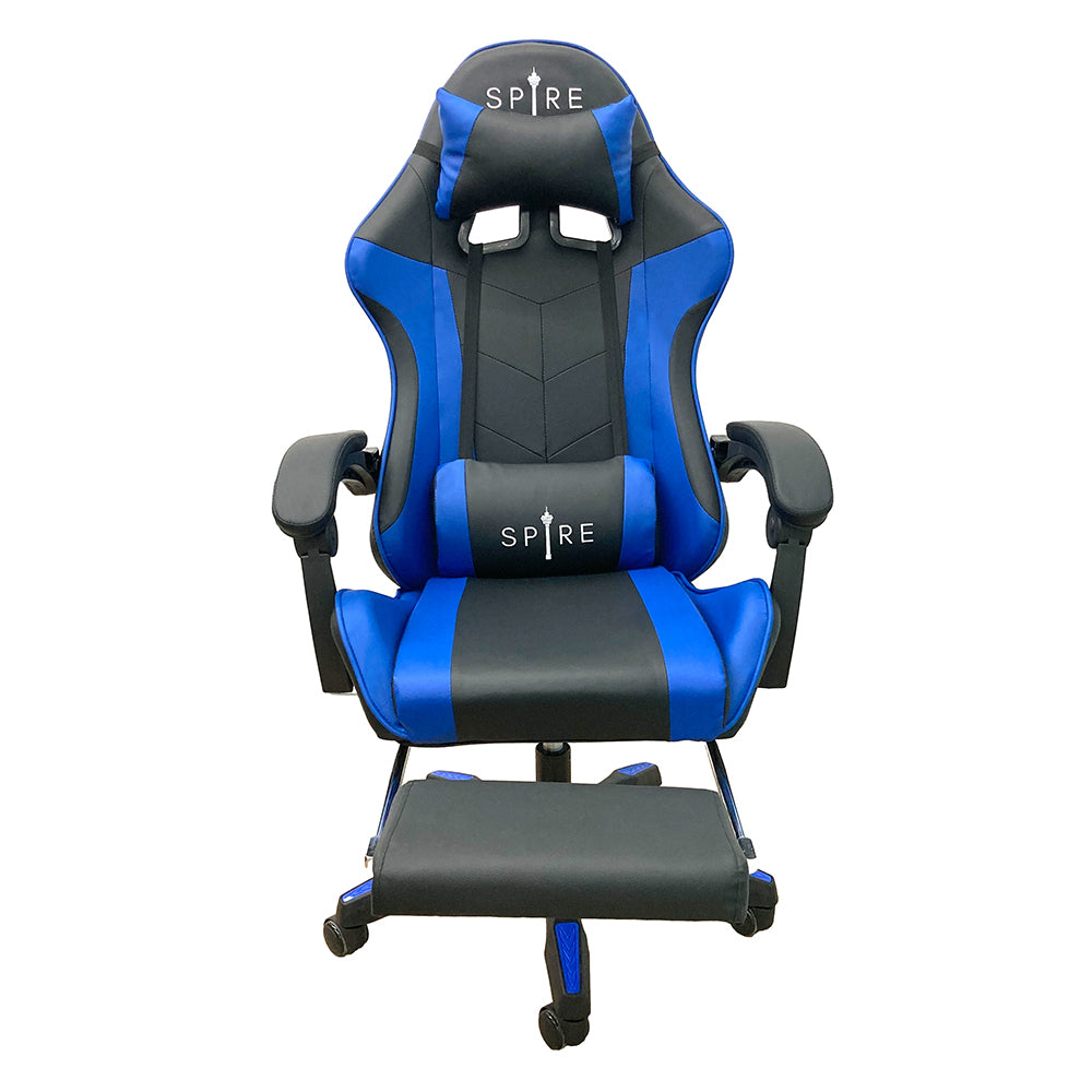 Gaming Chairs: Spire Zinc Adjustable Gaming/Office Chair Blue And Black - 813F