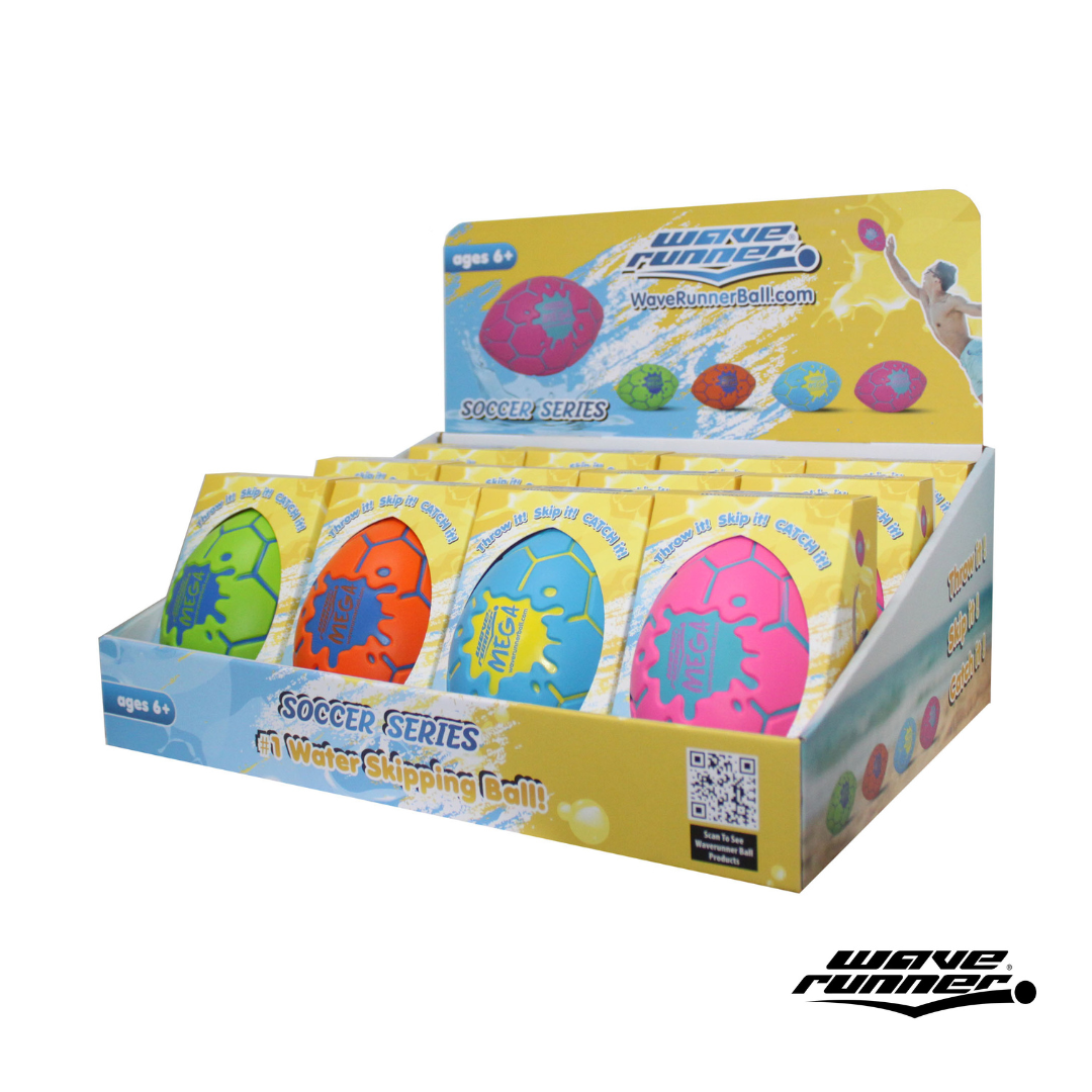 Pool Toys & Inflatables: Wave Runner Mega Football - Colour series -WR800B-FCS