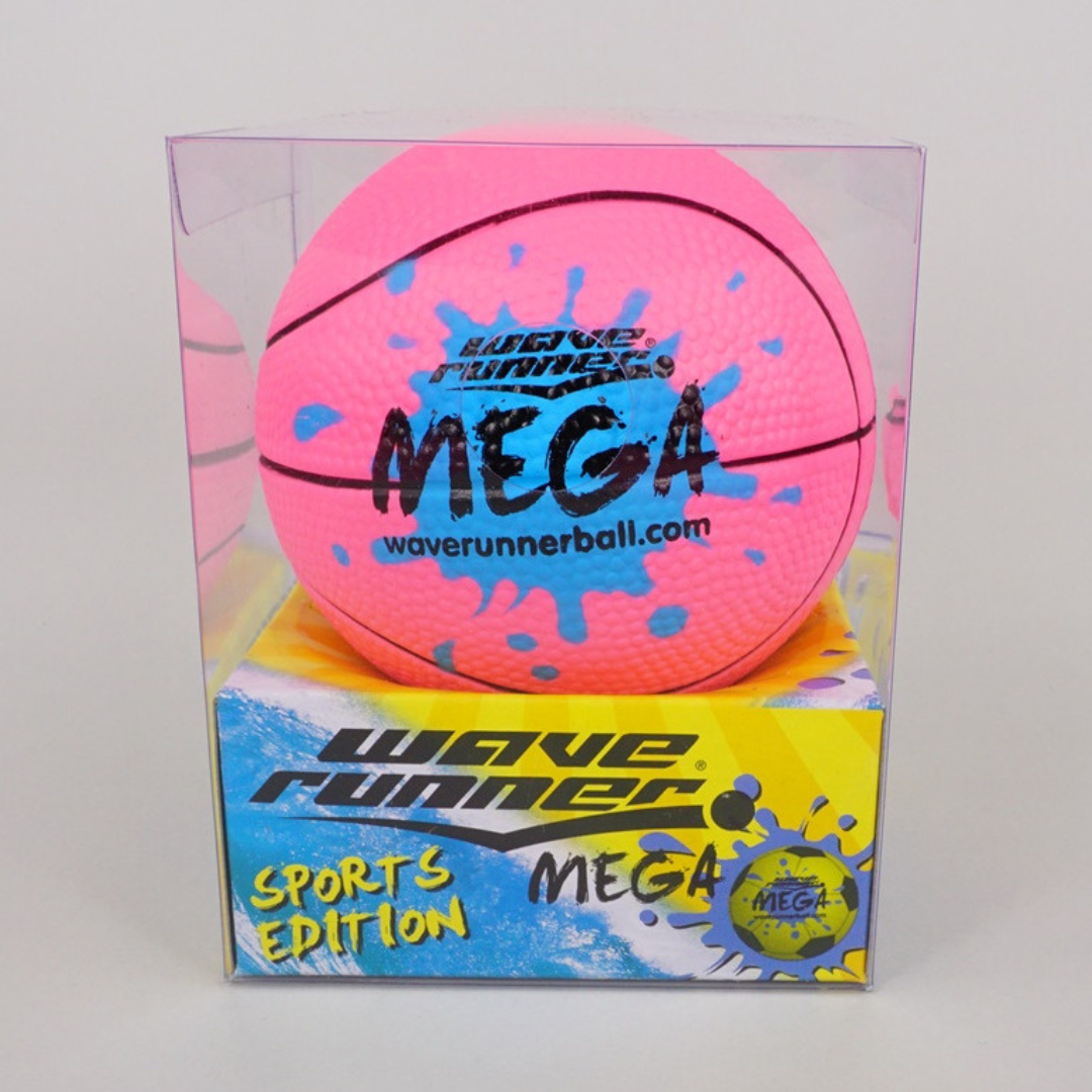 Pool Toys & Inflatables: WAVE RUNNER MEGA SPORT BALL 9CM ASST - WR800B-SPT