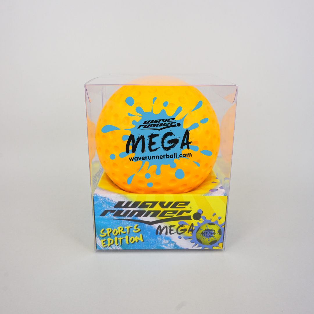 Pool Toys & Inflatables: WAVE RUNNER MEGA SPORT BALL 9CM ASST - WR800B-SPT