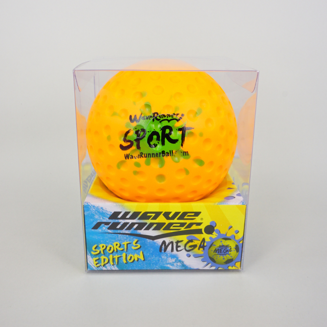 Pool Toys & Inflatables: WAVE RUNNER MEGA SPORT BALL 9CM ASST - WR800B-SPT
