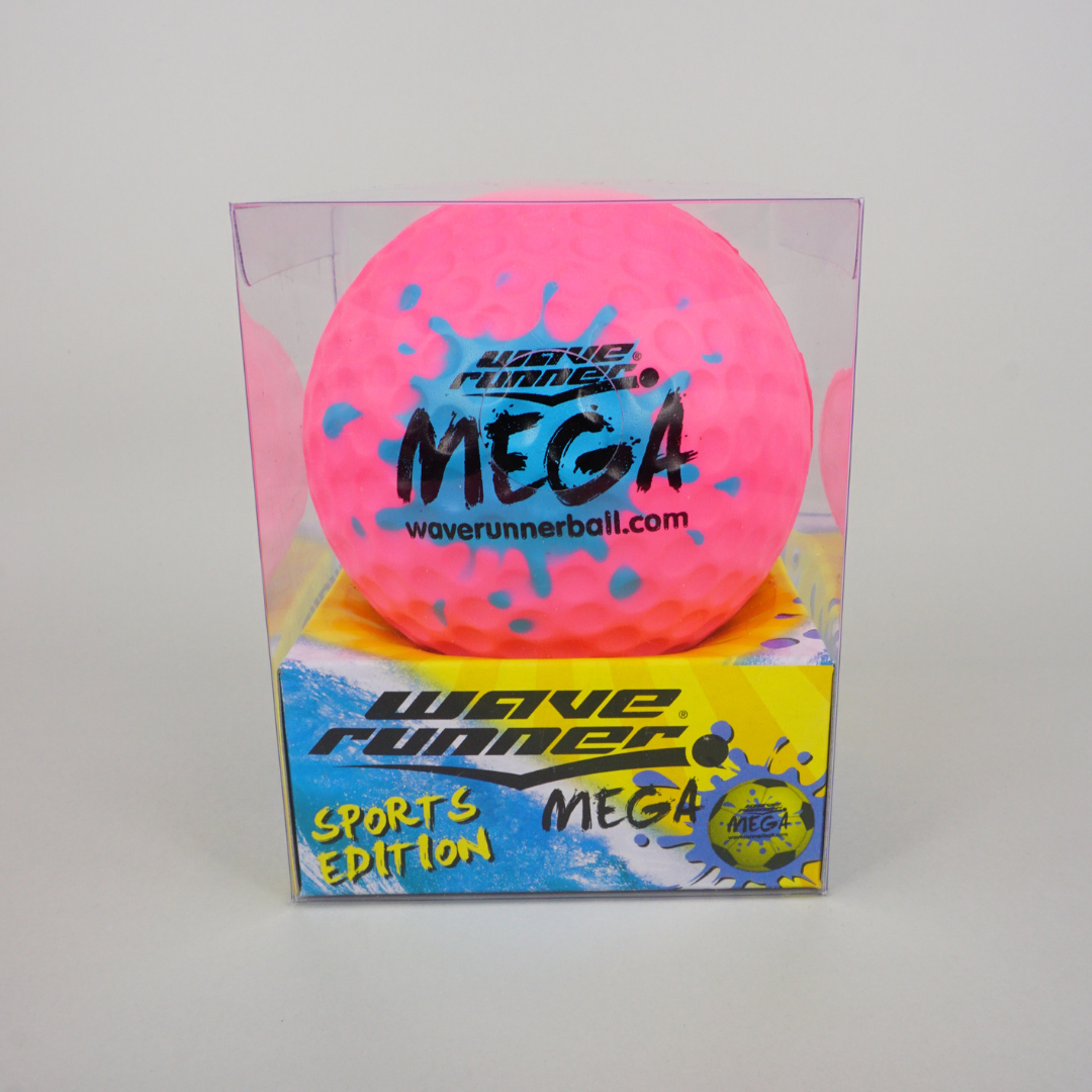 Pool Toys & Inflatables: WAVE RUNNER MEGA SPORT BALL 9CM ASST - WR800B-SPT