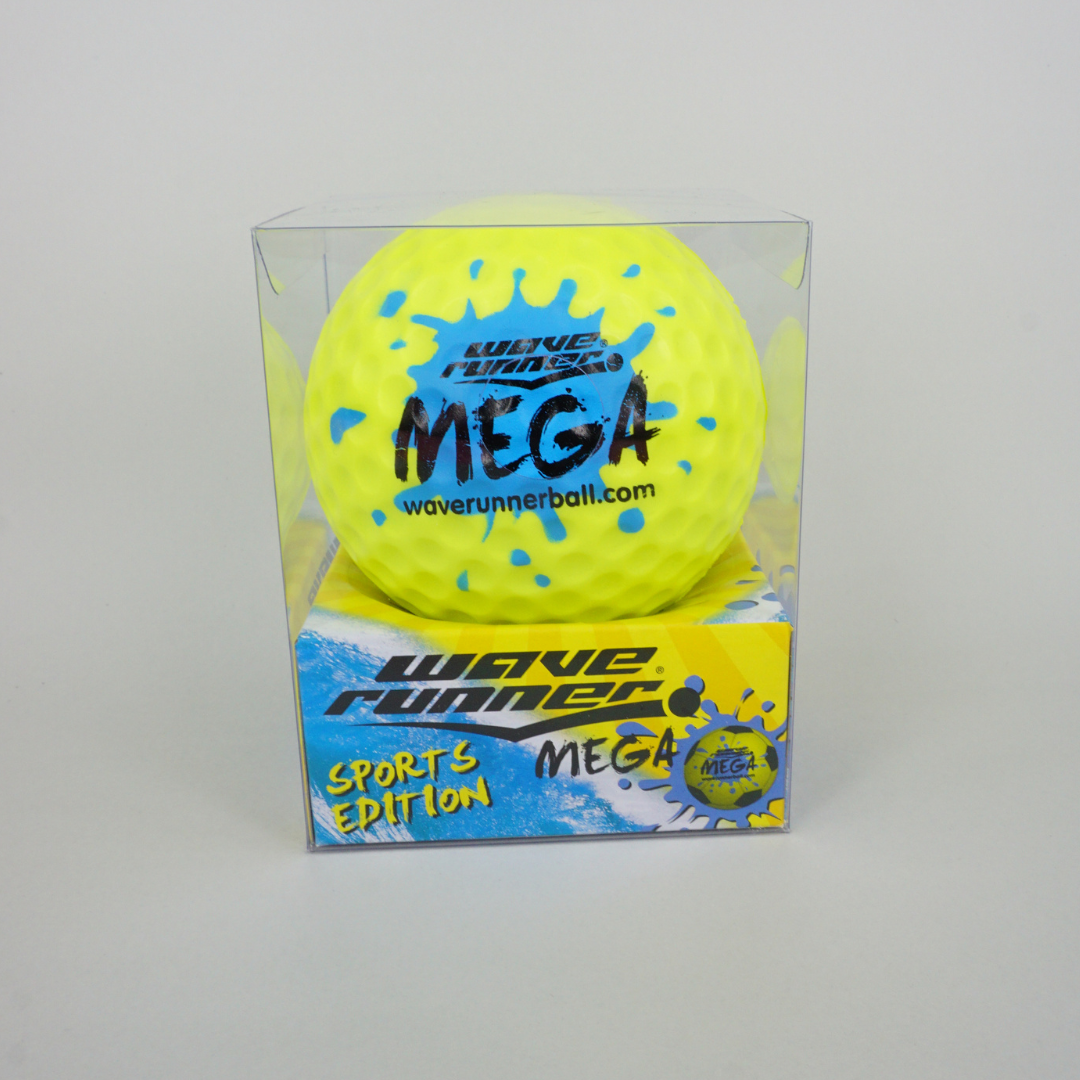 Pool Toys & Inflatables: WAVE RUNNER MEGA SPORT BALL 9CM ASST - WR800B-SPT