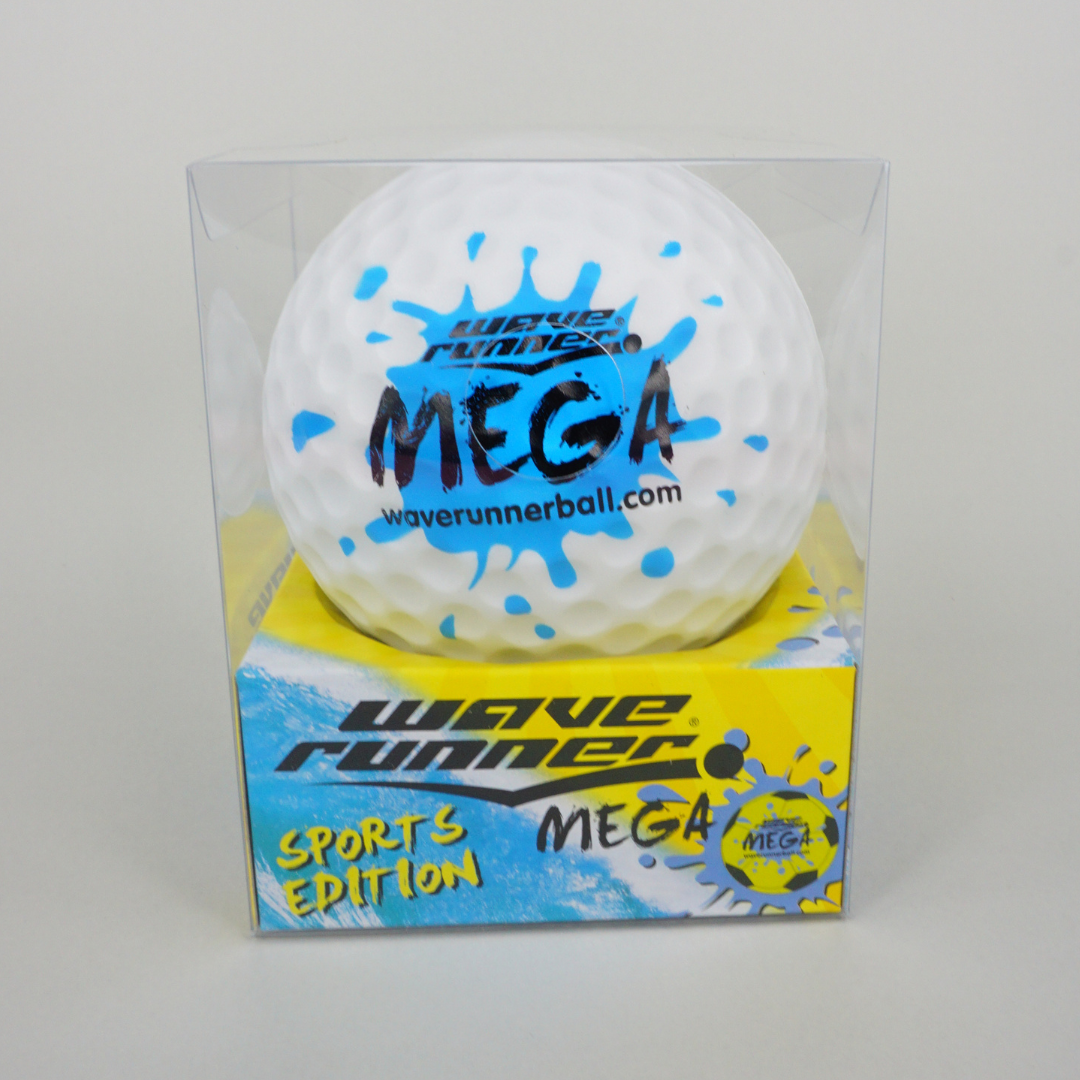 Pool Toys & Inflatables: WAVE RUNNER MEGA SPORT BALL 9CM ASST - WR800B-SPT