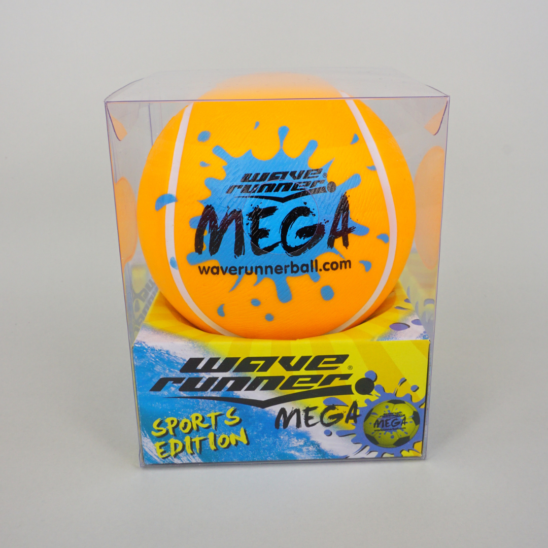 Pool Toys & Inflatables: WAVE RUNNER MEGA SPORT BALL 9CM ASST - WR800B-SPT