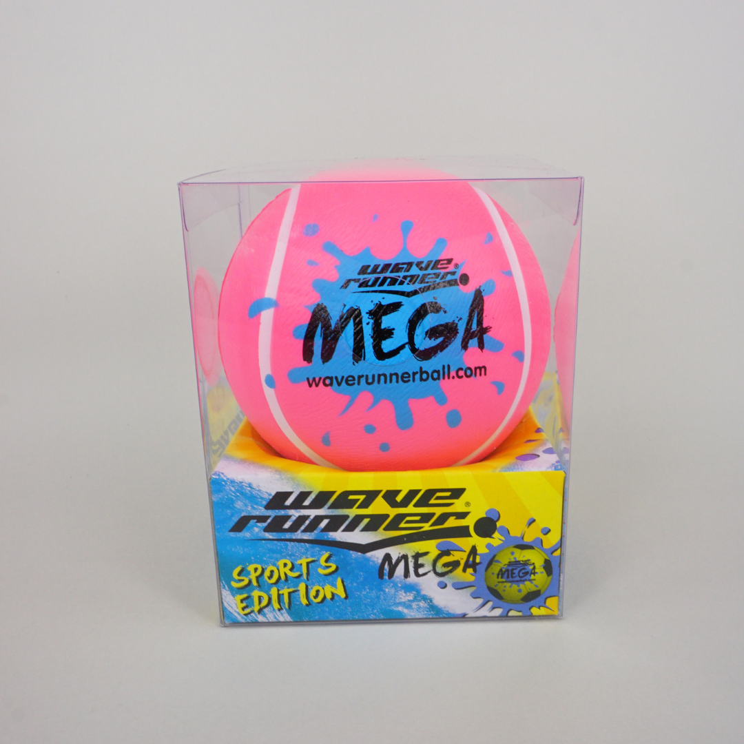 Pool Toys & Inflatables: WAVE RUNNER MEGA SPORT BALL 9CM ASST - WR800B-SPT