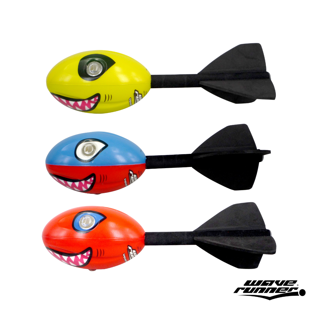 Pool Toys & Inflatables: Wave Runner Shark Whistler Football - WR280