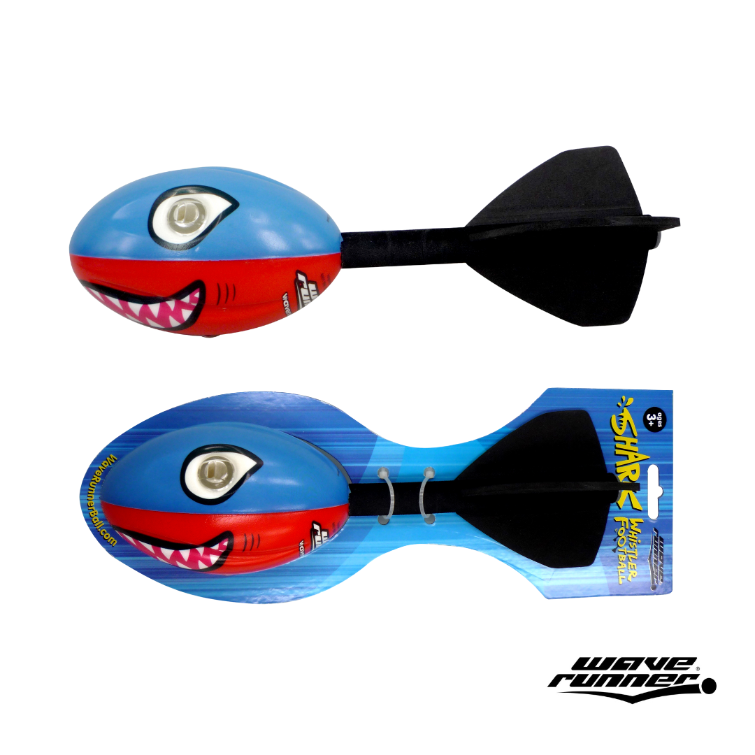 Pool Toys & Inflatables: Wave Runner Shark Whistler Football - WR280