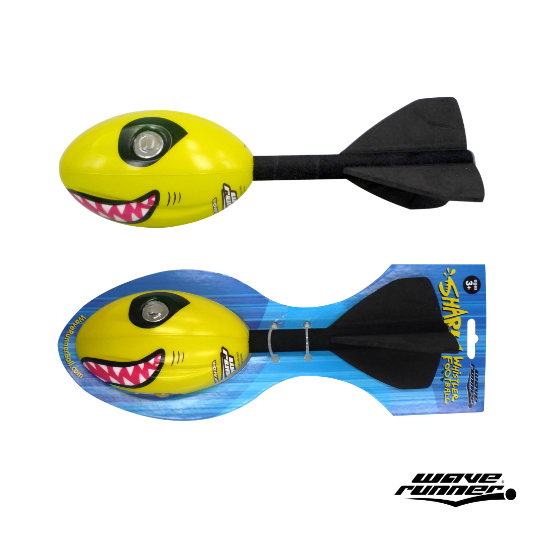 Pool Toys & Inflatables: Wave Runner Shark Whistler Football - WR280