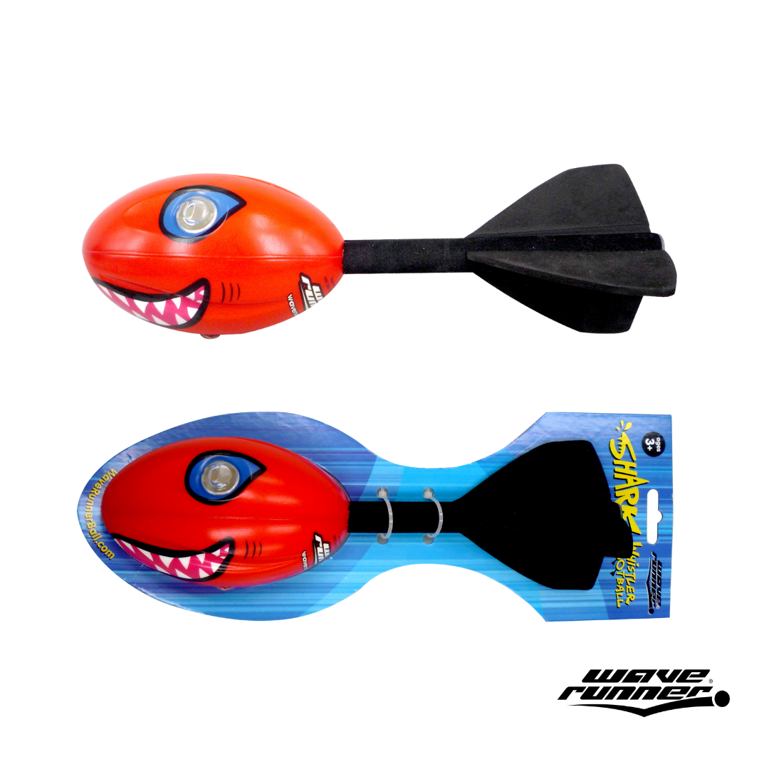 Pool Toys & Inflatables: Wave Runner Shark Whistler Football - WR280