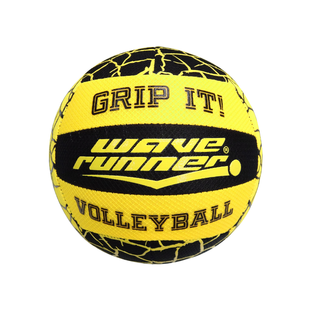 Pool Toys & Inflatables: Wave Runner Grip It Volleyball 20cm with pump (deflated) Asst - WRV800-PUM