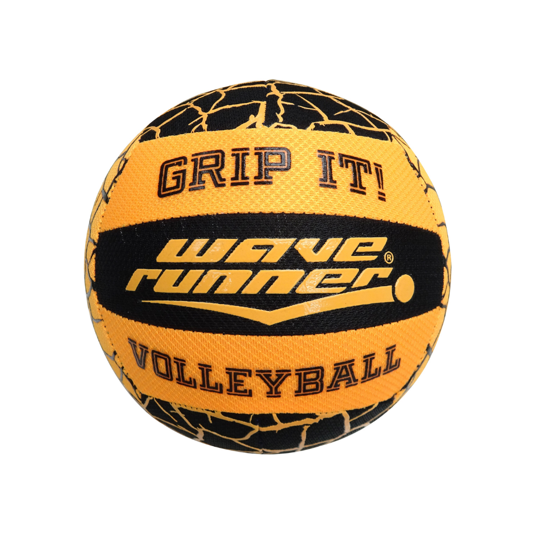 Pool Toys & Inflatables: Wave Runner Grip It Volleyball 20cm with pump (deflated) Asst - WRV800-PUM