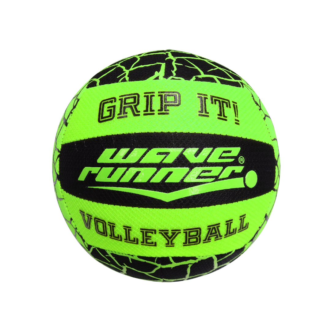 Pool Toys & Inflatables: Wave Runner Grip It Volleyball 20cm with pump (deflated) Asst - WRV800-PUM
