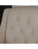 Arm Chairs & Recliners: Canberra Fabric Armchair & Ottoman in Begie  Linen