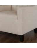 Arm Chairs & Recliners: Canberra Fabric Armchair & Ottoman in Begie  Linen