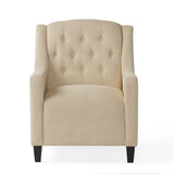 Arm Chairs & Recliners: Canberra Fabric Armchair & Ottoman in Begie  Linen
