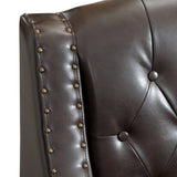 Arm Chairs & Recliners: Coogee Bonded Leather Armchair & Ottoman in Brown