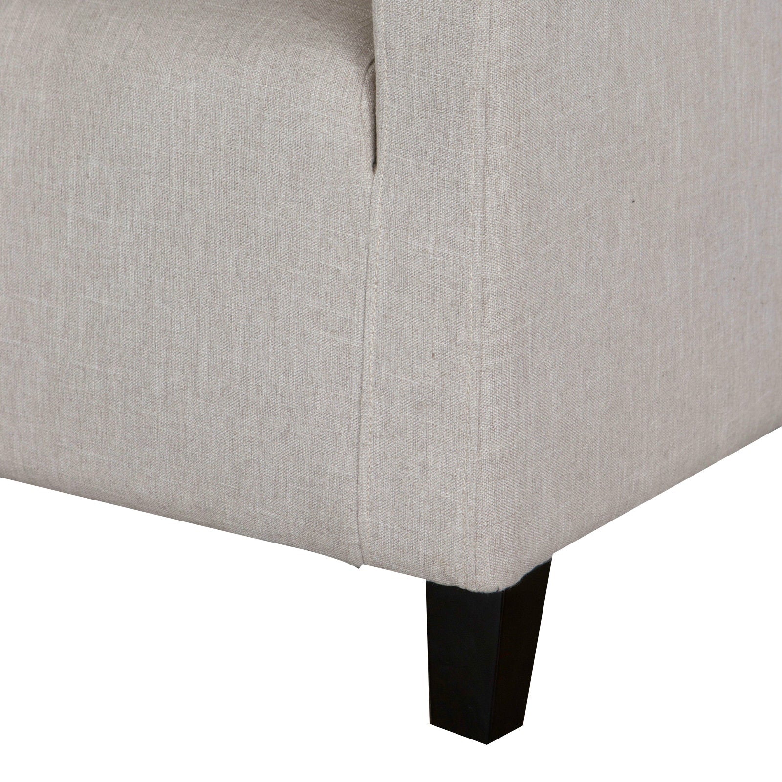 Arm Chairs & Recliners: Canberra Fabric Armchair & Ottoman in Natural Linen