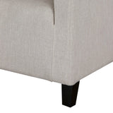 Arm Chairs & Recliners: Canberra Fabric Armchair & Ottoman in Natural Linen
