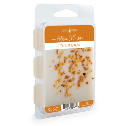 Candles & Diffusers: Citrus Grove 2.5 Oz Artisan Melts