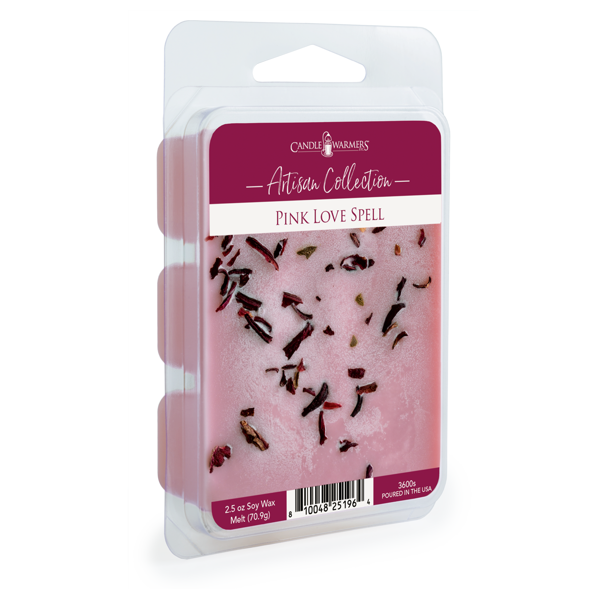 Candles & Diffusers: Pink Love Spell 2.5 Oz Artisan Melts