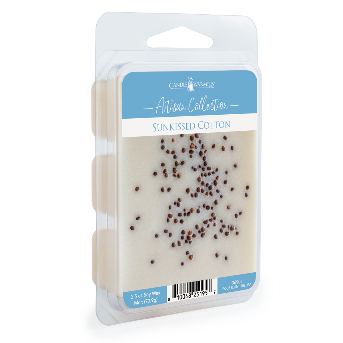 Candles & Diffusers: Sunkissed Cotton 2.5 Oz Artisan Melts