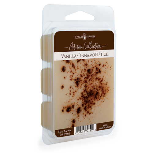 Candles & Diffusers: Vanilla Cinnamon Stick 2.5 Oz Artisan Melts