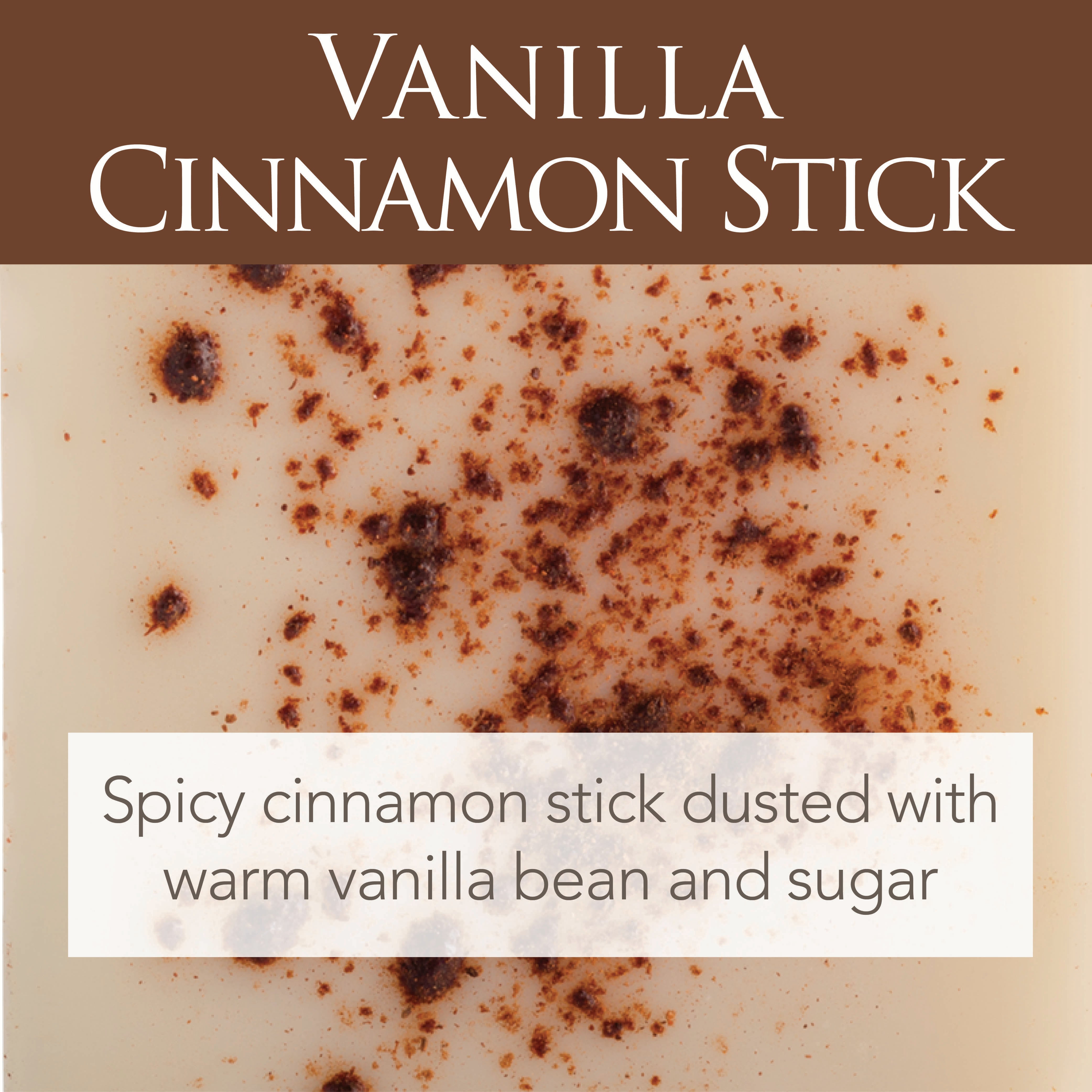 Candles & Diffusers: Vanilla Cinnamon Stick 2.5 Oz Artisan Melts