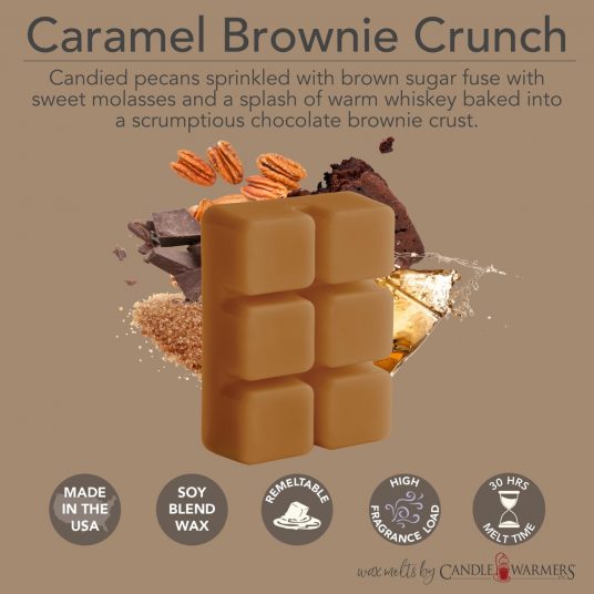 Candles & Diffusers: Caramel Brownie Crunch Classic Wax Melts 2.5oz