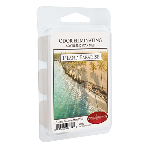 Candles & Diffusers: Island Paradise Odor Eliminating Melts 2.5oz